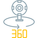 cámara 360 icon