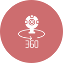 cámara 360 icon