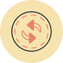 girar flecha icon