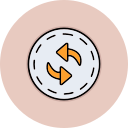 girar flecha icon