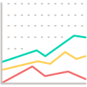 gráfico de linea icon