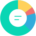 aumento de las estadísticas del gráfico icon