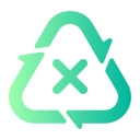 no reciclar icon