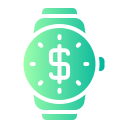 el tiempo es dinero icon