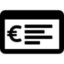 cheque icon