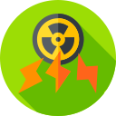 energía nuclear icon