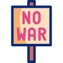 no a la guerra animated icon