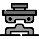 Press machine icon