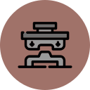 Press machine icon