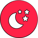 luna y estrellas icon