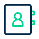 livro de contato icon