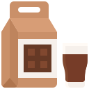 leche con chocolate icon