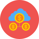 dinero en la nube icon