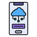 nube móvil icon