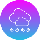 caída de nieve icon