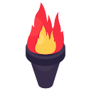 lámpara de fuego icon