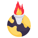 lámpara de fuego icon