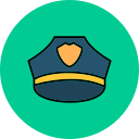 sombrero de policia