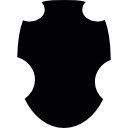 escudo de guerreiro negro 