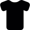 zwart shirt icoon