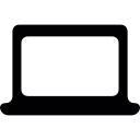 computer portatile frontale icona