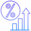 gráfico de porcentaje icon