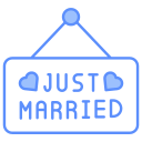 signo de recién casados icon