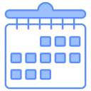 calendario de fechas icon