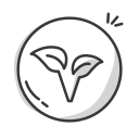 Vegan icon
