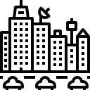 paisaje urbano icon