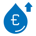 precio del agua icon