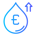 precio del agua icon