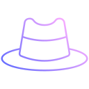 sombrero de fieltro icon