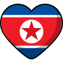 bandera de corea del norte 