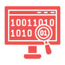 código binario icon