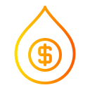 precio del agua icon