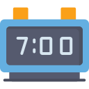 reloj digital icon