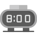 reloj digital icon