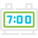 reloj digital icon