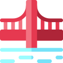 puente de puerta de oro icon