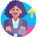 mujer de negocios icon