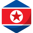 bandera de corea del norte 