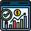 pronóstico financiero icon