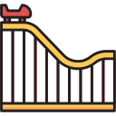 montaña rusa icon