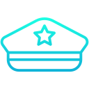 sombrero militar icon