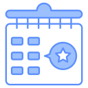 calendario de eventos icon