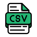 archivo csv icon