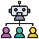 ayuda de robot icon