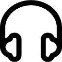 Headphones Basic Rounded Lineal icon