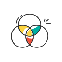 diagrama de venn icon